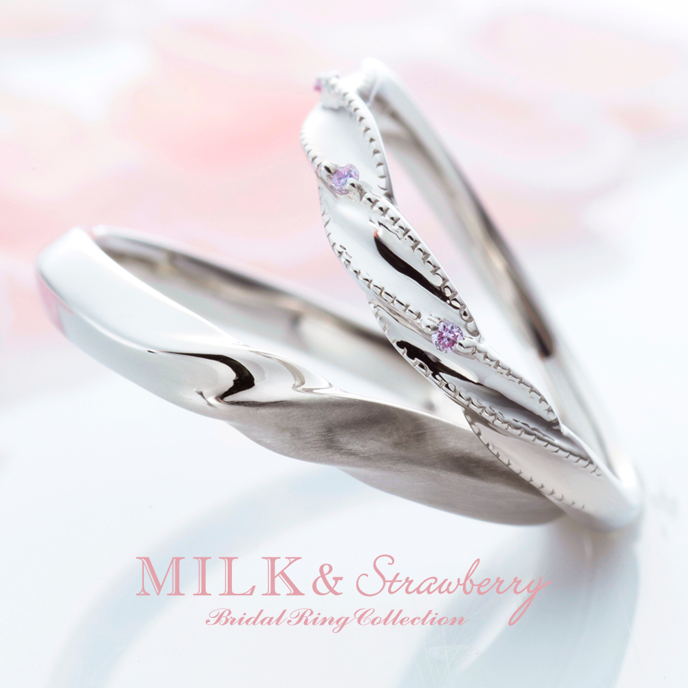 MILK & Strawberry – アントレッセ 結婚指輪 | ミルク＆ストロベリー(MILK & Strawberry) | 結婚指輪・婚約指輪 のJKPLANET【公式サイト】