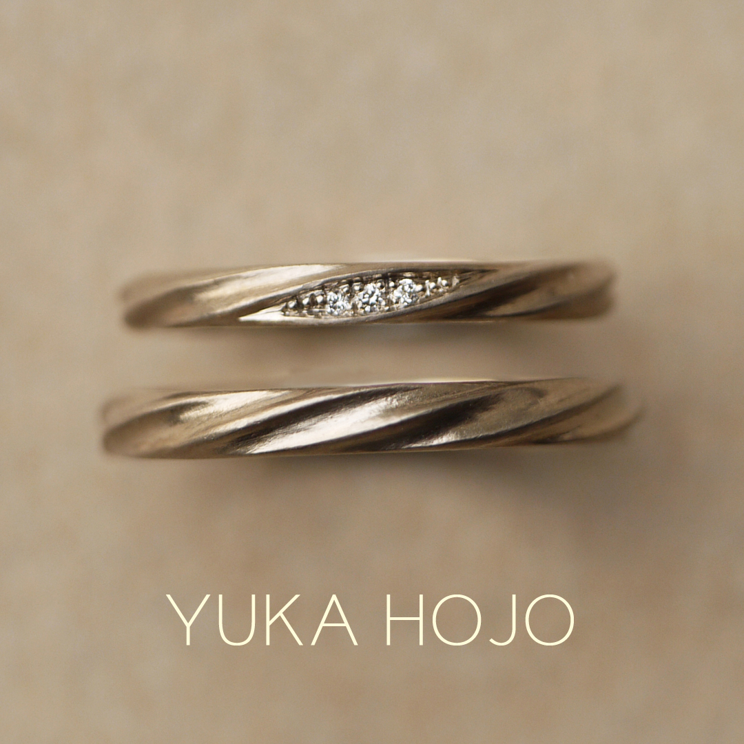 YUKA HOJO – Current / カレント 結婚指輪 | ユカホウジョウ(YUKA HOJO) |  結婚指輪・婚約指輪のJKPLANET【公式サイト】