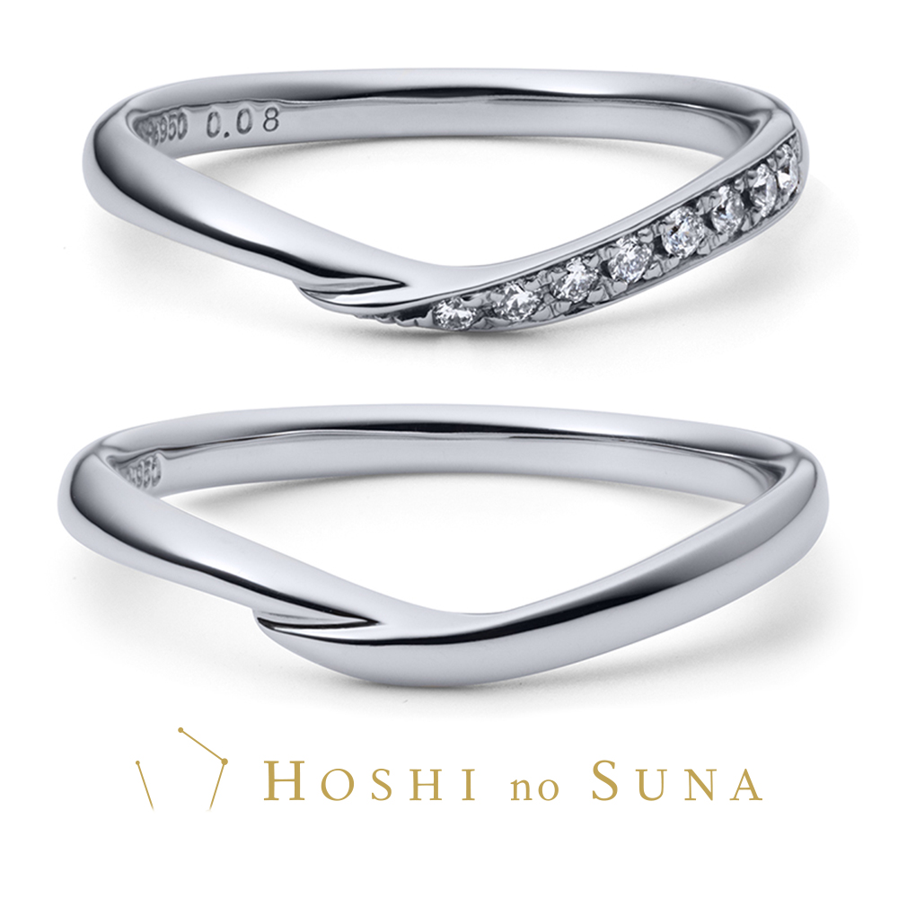 星の砂 VESTA / ヴェスタ(火と炉の女神) 結婚指輪 | 星の砂(HOSHI no SUNA) |  結婚指輪・婚約指輪のJKPLANET【公式サイト】