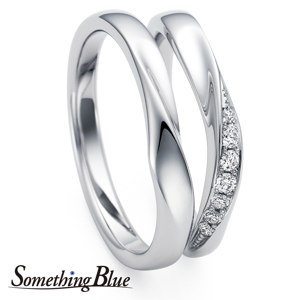 Something Blue – Wrap Heart / ラップハート 結婚指輪 SB787,SB788 