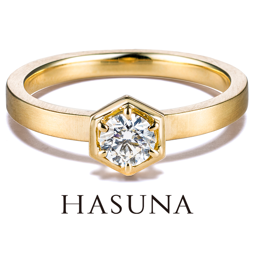 HASUNA 婚約指輪 ER13 | ハスナ(HASUNA)【エシカルジュエリー】 | 結婚指輪・婚約指輪のJKPLANET【公式サイト】