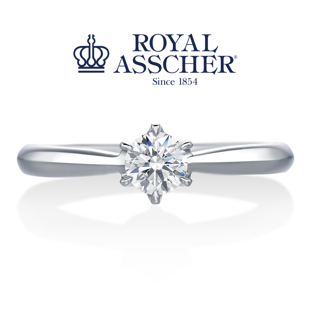 ロイヤルアッシャー「クラウン」 婚約指輪 ERA817 | ロイヤルアッシャーダイヤモンド(ROYAL ASSCHER) | 結婚指輪・婚約指輪 のJKPLANET【公式サイト】